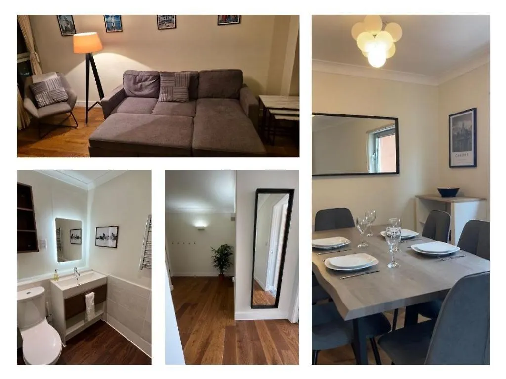 Ultra-Luxury City Centre 2 Bed Apartment, With Free Parking 卡迪夫 0*,  英国